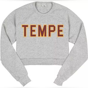 Where I’m From Tempe ASU Cropped Sweatshirt XS – New With Tags